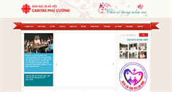 Desktop Screenshot of caritasphucuong.org